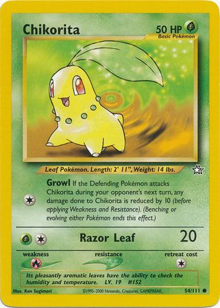 Chikorita (54/111) [Neo Genesis Unlimited] | Odin's Place