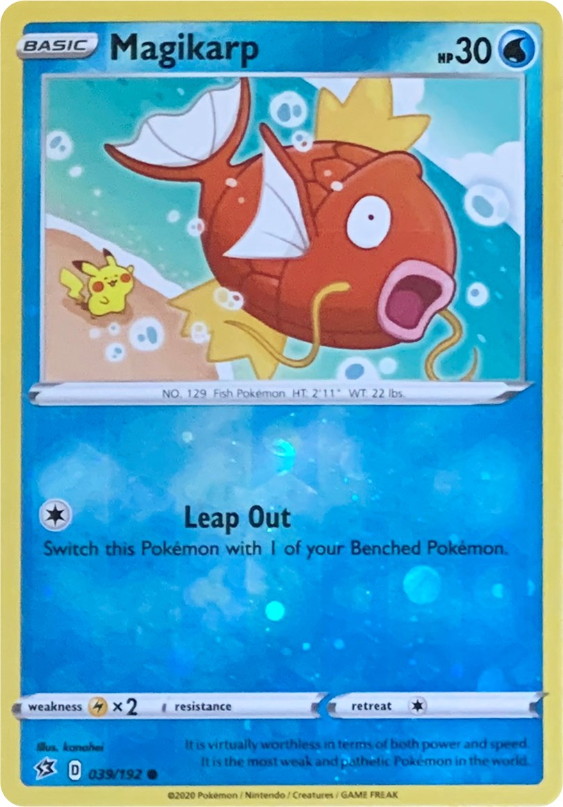 Magikarp (039/192) (Reverse Cosmos Holo) [Sword & Shield: Rebel Clash] | Odin's Place
