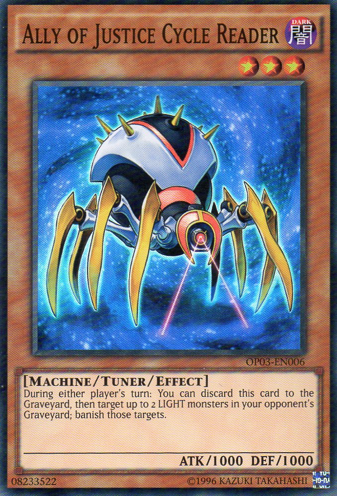 Ally of Justice Cycle Reader [OP03-EN006] Super Rare | Odin's Place