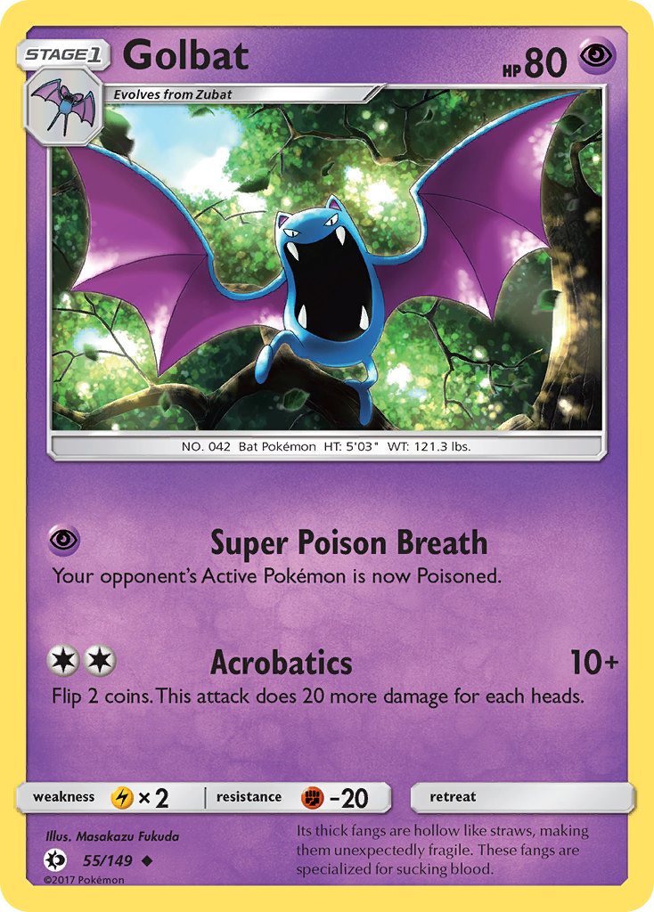Golbat (55/149) [Sun & Moon: Base Set] | Odin's Place