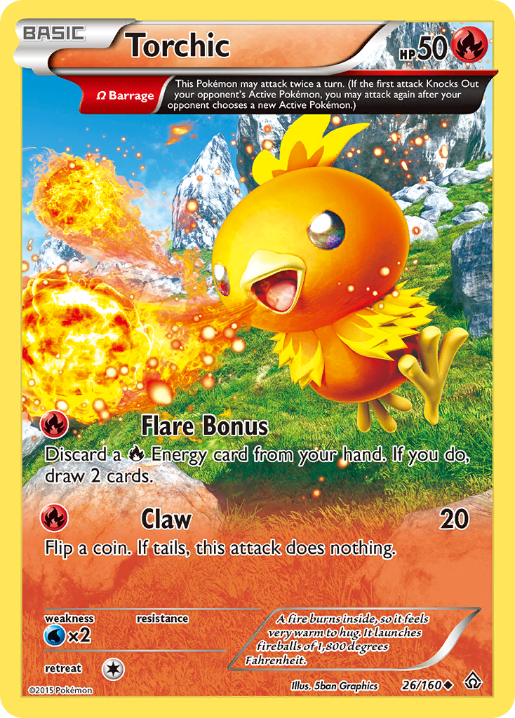 Torchic (26/160) [XY: Primal Clash] | Odin's Place
