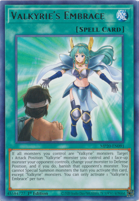 Valkyrie's Embrace [MP20-EN091] Rare | Odin's Place