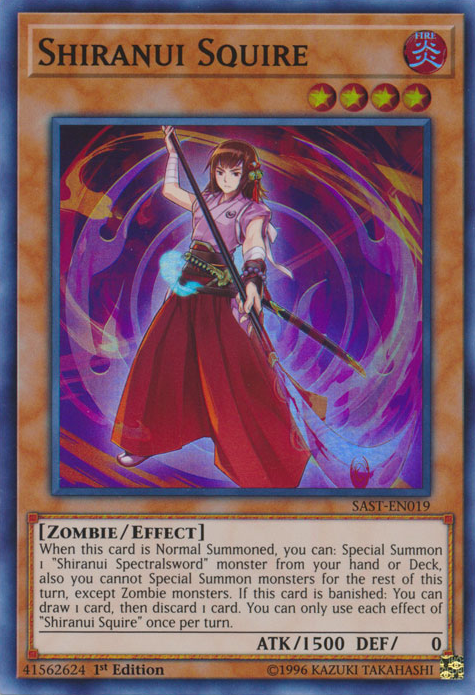 Shiranui Squire [SAST-EN019] Super Rare | Odin's Place