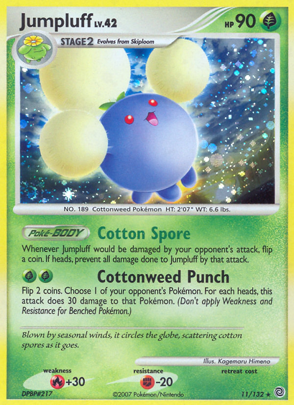 Jumpluff (11/132) [Diamond & Pearl: Secret Wonders] | Odin's Place