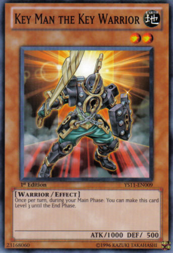 Key Man the Key Warrior [YS11-EN009] Common | Odin's Place