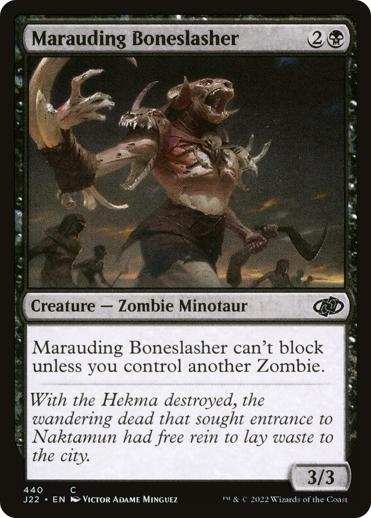 Marauding Boneslasher [Jumpstart 2022] | Odin's Place