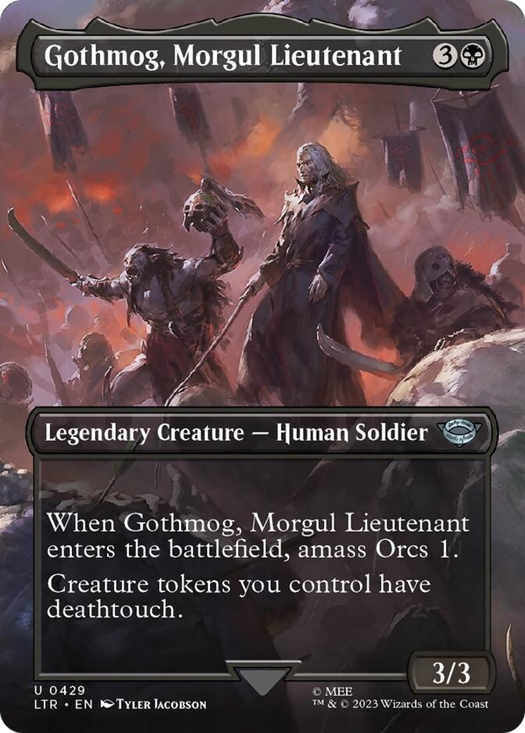 Gothmog, Morgul Lieutenant (Borderless Alternate Art) [The Lord of the Rings: Tales of Middle-Earth] | Odin's Place