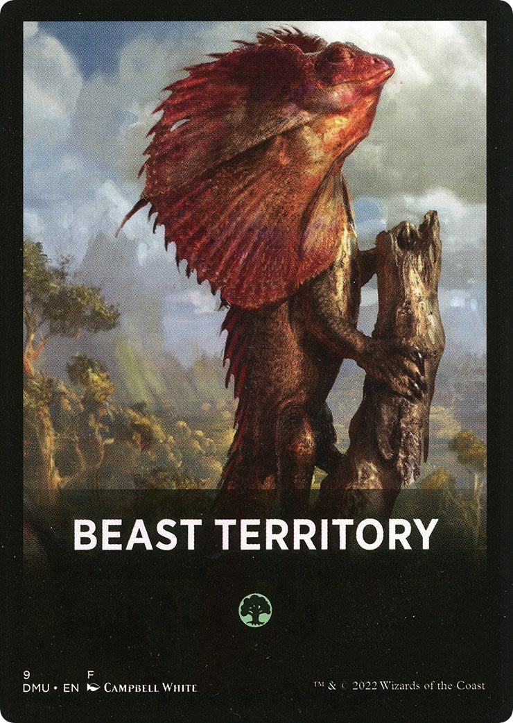 Beast Territory Theme Card [Dominaria United Tokens] | Odin's Place