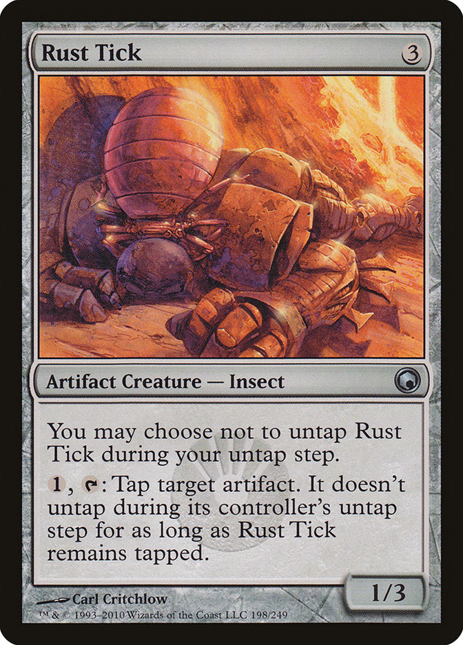 Rust Tick (198) [Scars of Mirrodin] | Odin's Place