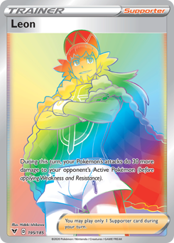 Leon (195/185) [Sword & Shield: Vivid Voltage] | Odin's Place