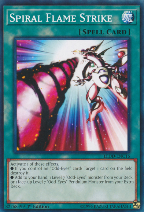 Spiral Flame Strike [LEDD-ENC16] Common | Odin's Place