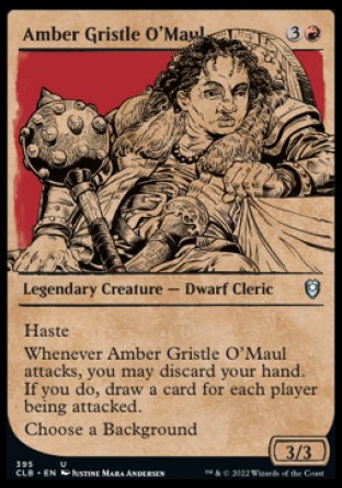 Amber Gristle O'Maul (Showcase) [Commander Legends: Battle for Baldur's Gate] | Odin's Place