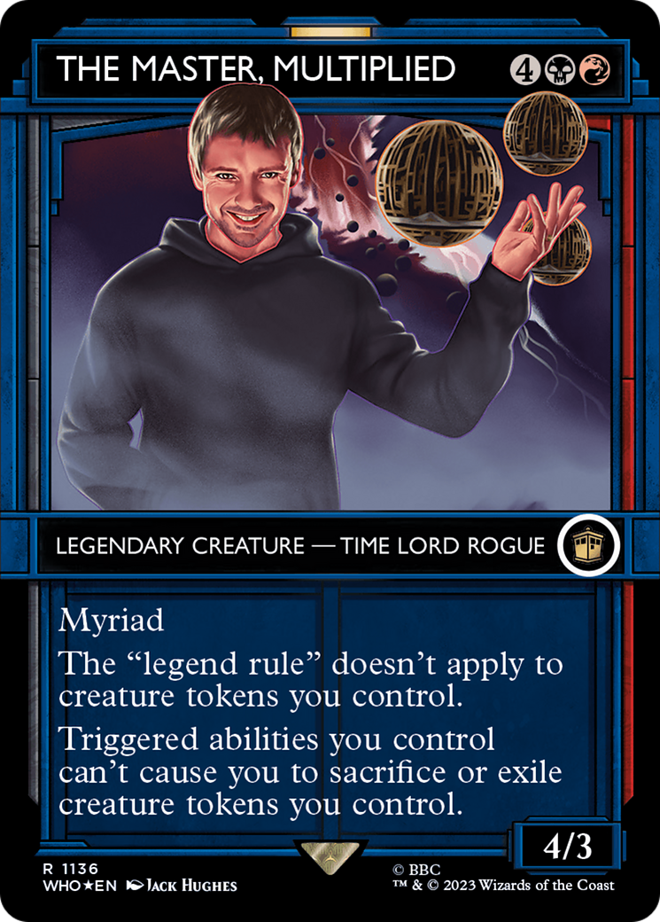 The Master, Multiplied (Showcase) (Surge Foil) [Doctor Who] | Odin's Place