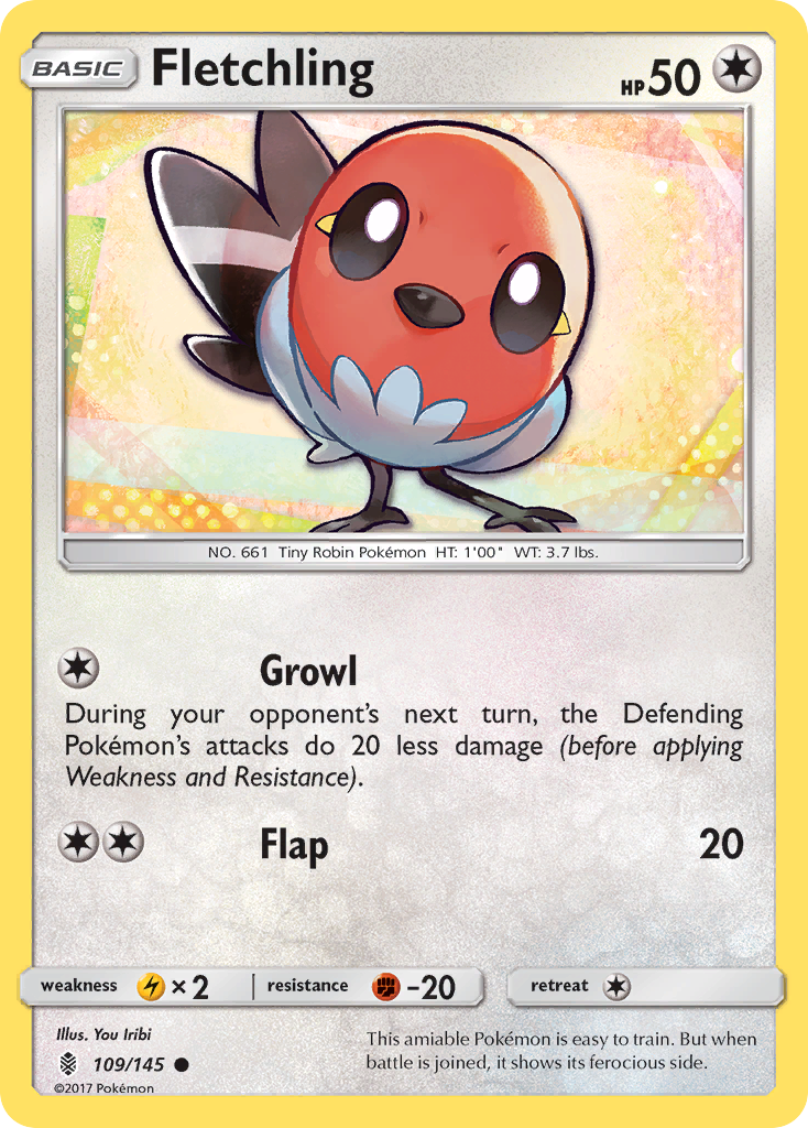 Fletchling (109/145) [Sun & Moon: Guardians Rising] | Odin's Place