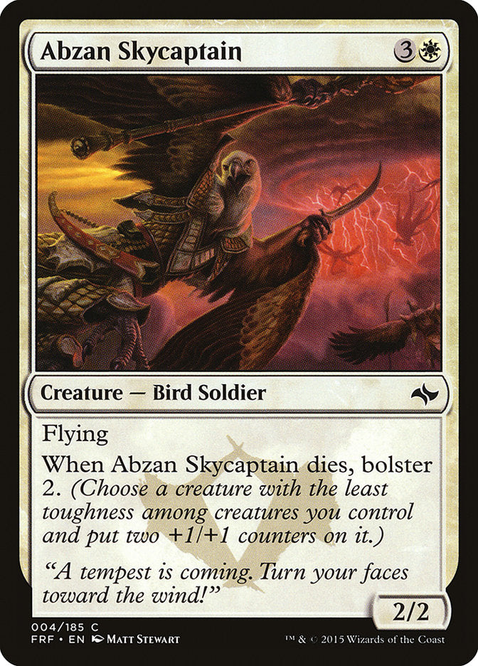 Abzan Skycaptain (4) [Fate Reforged] | Odin's Place