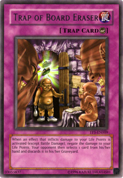 Trap of Board Eraser [TP5-EN009] Rare | Odin's Place