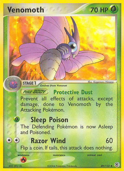 Venomoth (49/112) [EX: FireRed & LeafGreen] | Odin's Place