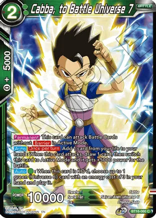 Cabba, to Battle Universe 7 (BT16-060) [Realm of the Gods] | Odin's Place