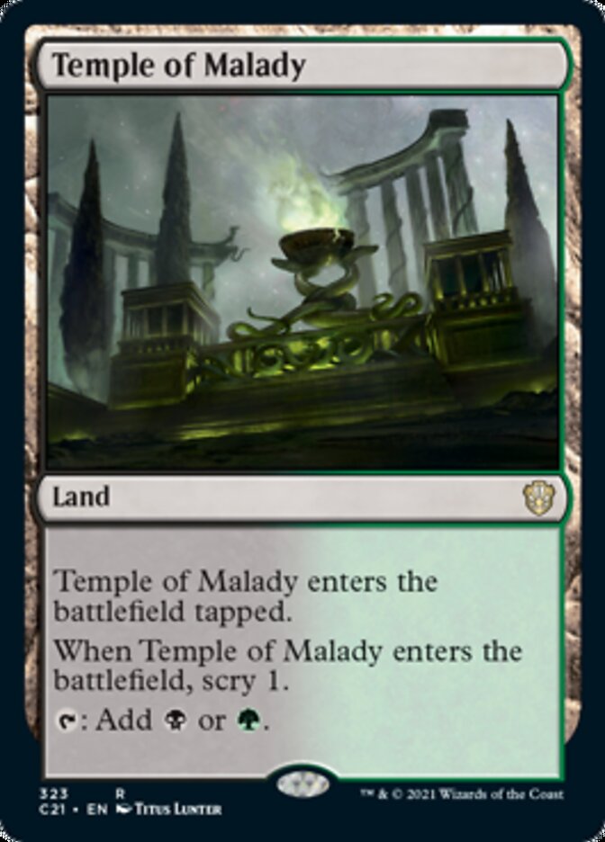 Temple of Malady [Commander 2021] | Odin's Place