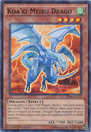 Koa'ki Meiru Drago [BP03-EN057] Shatterfoil Rare | Odin's Place