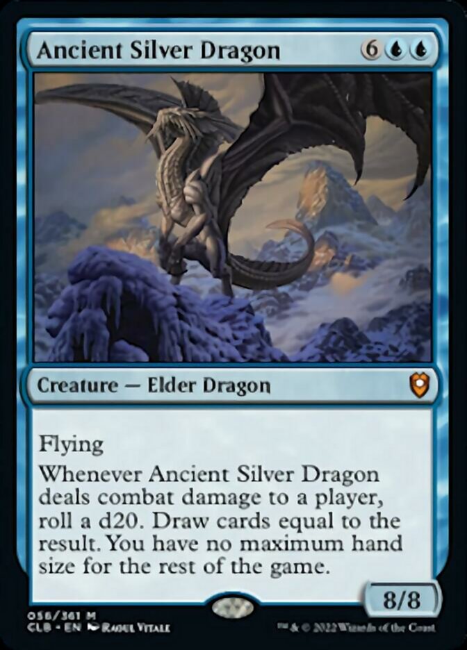 Ancient Silver Dragon [Commander Legends: Battle for Baldur's Gate] | Odin's Place