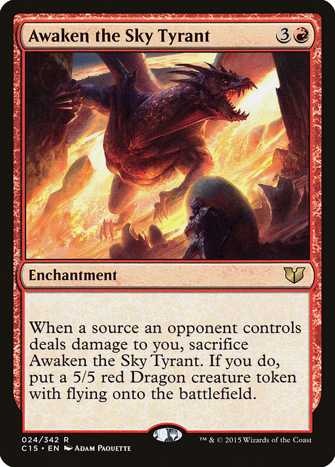Awaken the Sky Tyrant (24) [Commander 2015] | Odin's Place