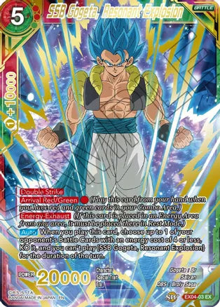 SSB Gogeta, Resonant Explosion (Gold Stamped) (EX04-03) [Mythic Booster] | Odin's Place