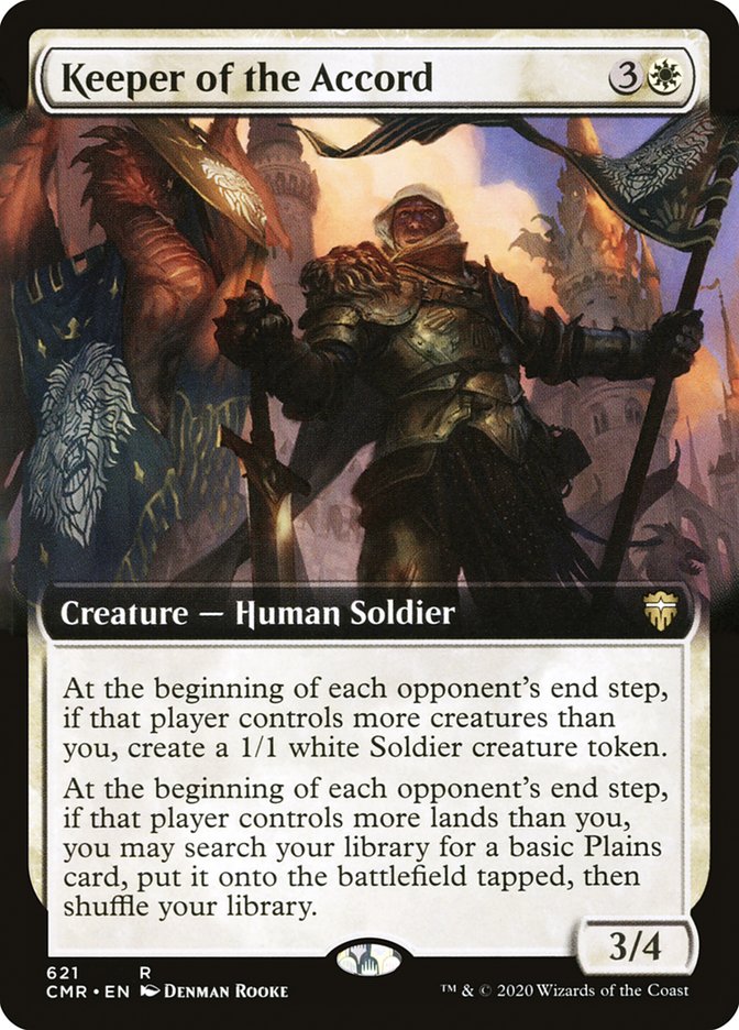 Keeper of the Accord (Extended Art) [Commander Legends] | Odin's Place