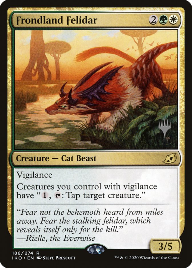 Frondland Felidar (Promo Pack) [Ikoria: Lair of Behemoths Promos] | Odin's Place
