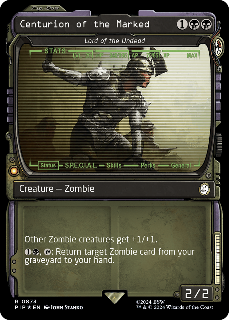 Centurion of the Marked - Lord of the Undead (Showcase) (Surge Foil) [Fallout] | Odin's Place