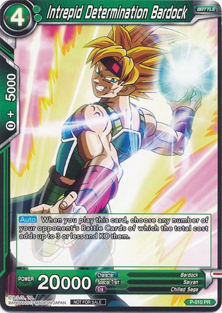 Intrepid Determination Bardock (P-010) [Promotion Cards] | Odin's Place