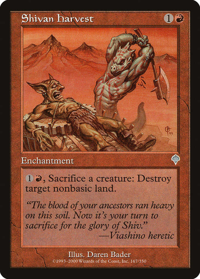 Shivan Harvest (167) [Invasion] | Odin's Place