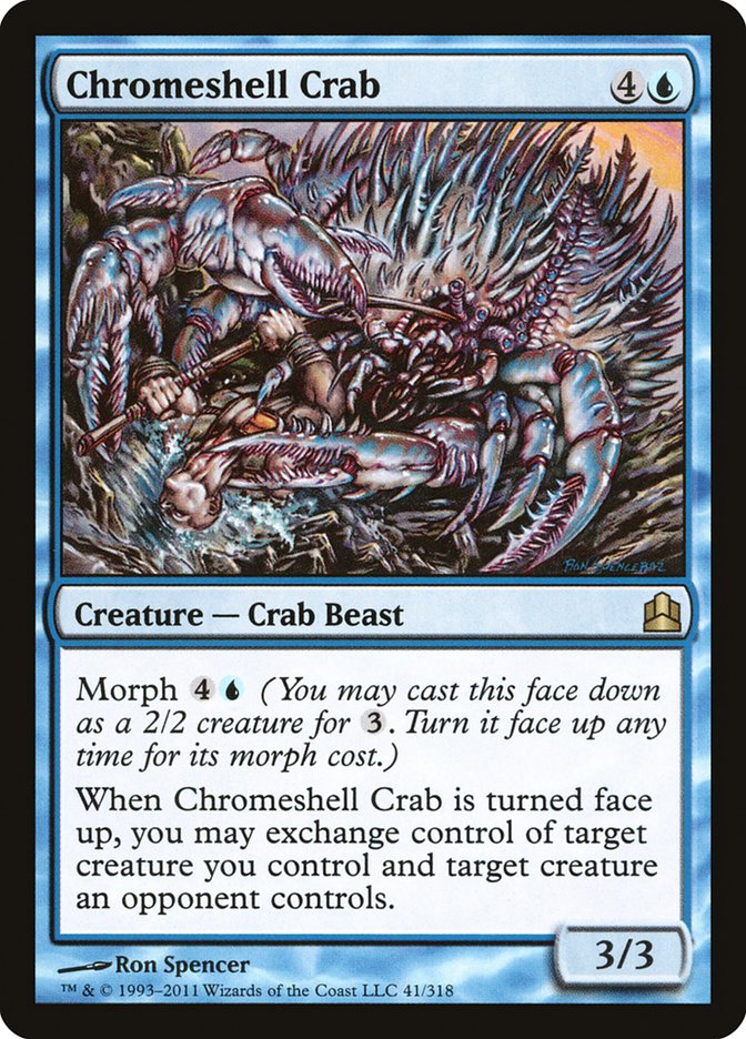 Chromeshell Crab (41) [Commander 2011] | Odin's Place
