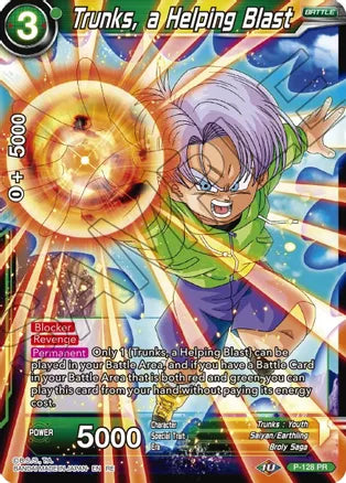 Trunks, a Helping Blast (P-128) [Mythic Booster] | Odin's Place
