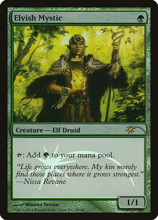 Elvish Mystic (2) [Friday Night Magic 2014] | Odin's Place