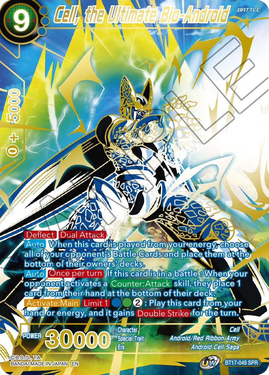 Cell, the Ultimate Bio-Android (SPR) (BT17-049) [Ultimate Squad] | Odin's Place