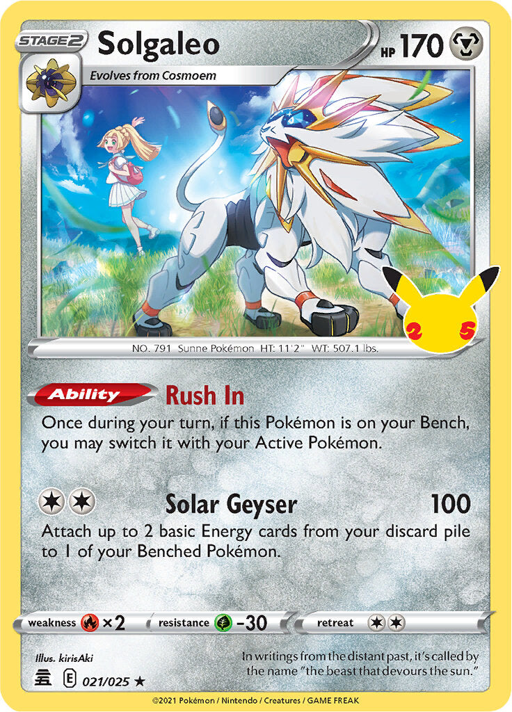 Solgaleo (021/025) [Celebrations: 25th Anniversary] | Odin's Place