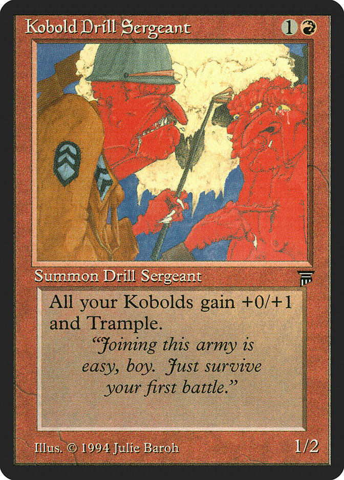 Kobold Drill Sergeant (154) [Legends] | Odin's Place