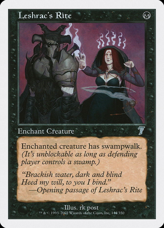 Leshrac's Rite (144) [Seventh Edition] | Odin's Place