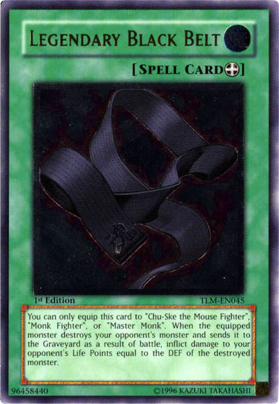 Legendary Black Belt [TLM-EN045] Ultimate Rare | Odin's Place