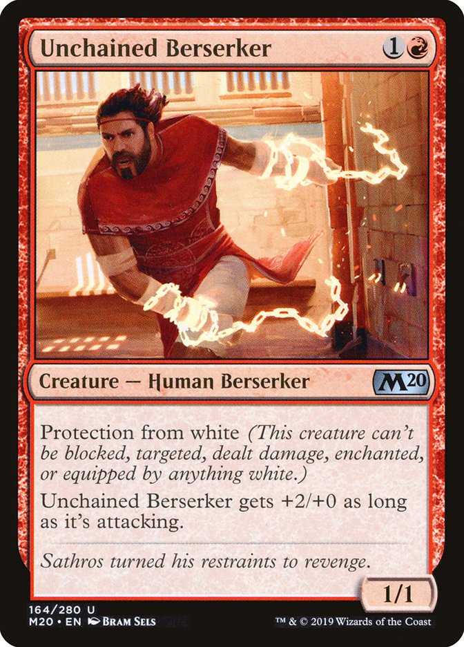 Unchained Berserker [Core Set 2020] | Odin's Place