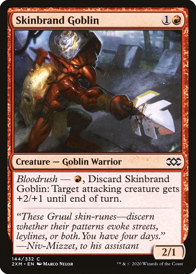 Skinbrand Goblin [Double Masters] | Odin's Place