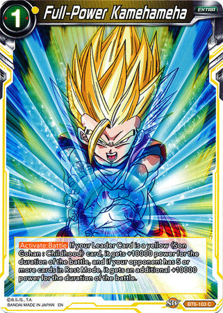 Full-Power Kamehameha (BT6-103) [Destroyer Kings] | Odin's Place