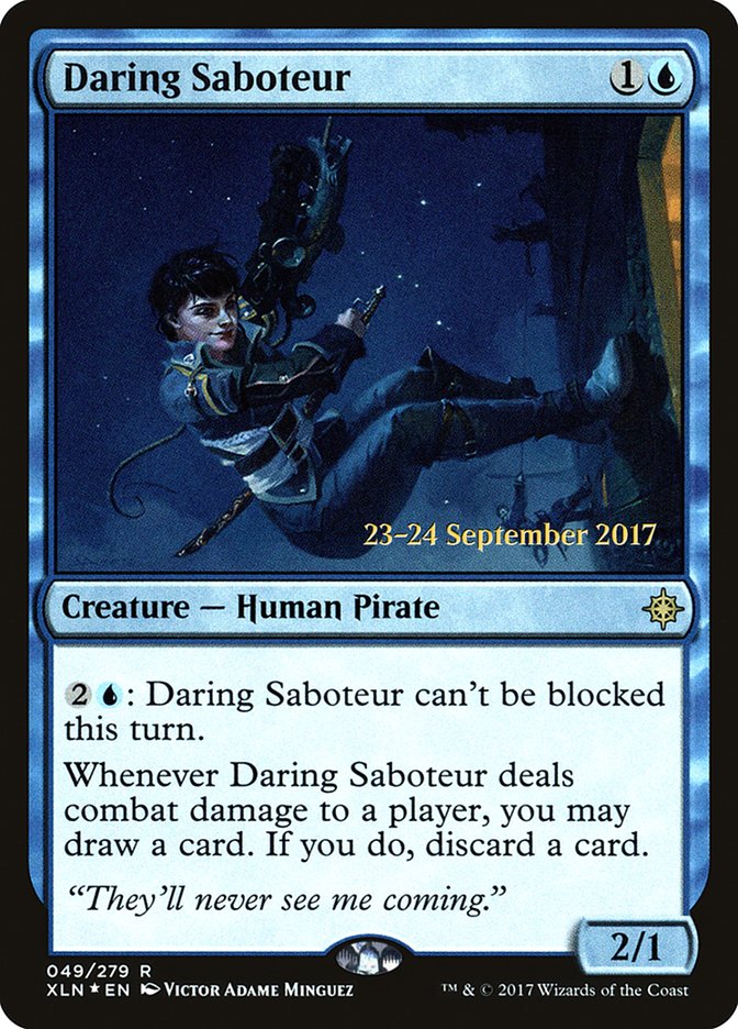 Daring Saboteur (49) [Ixalan Prerelease Promos] | Odin's Place