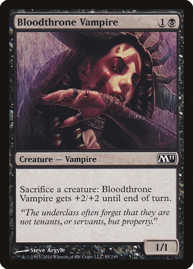 Bloodthrone Vampire (85) [Magic 2011] | Odin's Place