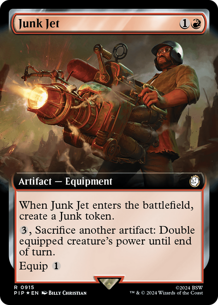 Junk Jet (Extended Art) (Surge Foil) [Fallout] | Odin's Place
