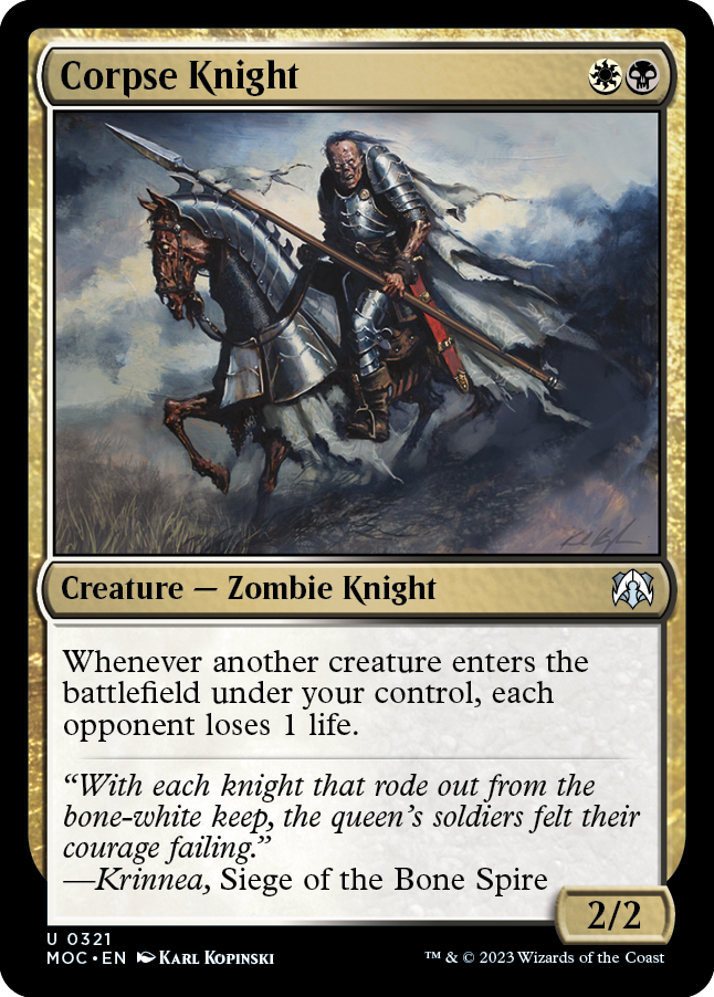 Corpse Knight [March of the Machine Commander] | Odin's Place