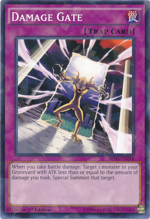 Damage Gate [BP03-EN218] Shatterfoil Rare | Odin's Place
