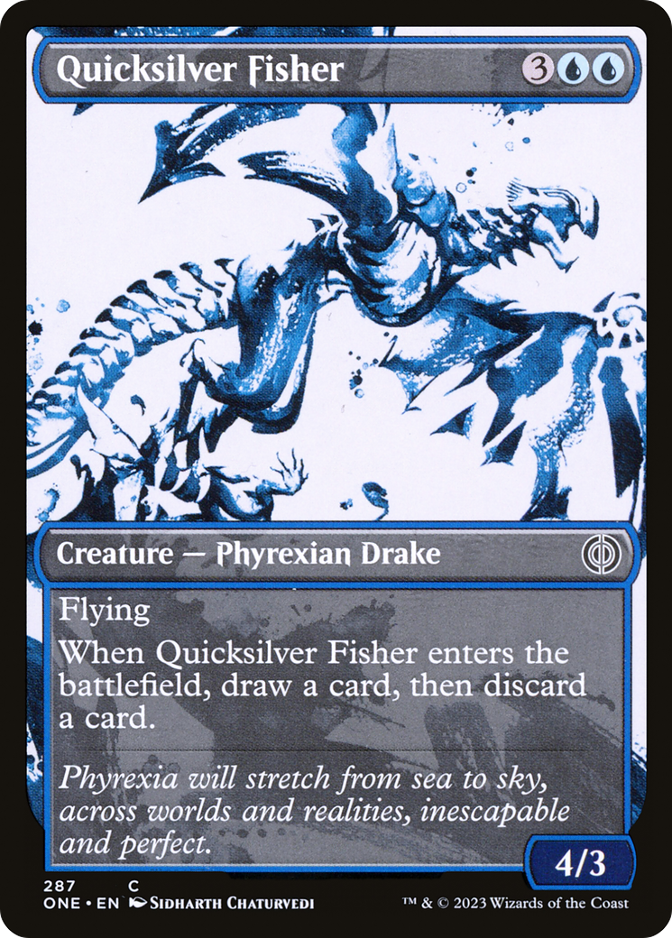 Quicksilver Fisher (Showcase Ichor) [Phyrexia: All Will Be One] | Odin's Place