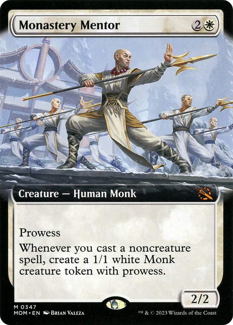 Monastery Mentor (Extended Art) [March of the Machine] | Odin's Place